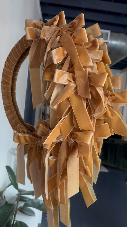 Forever Velvet Bow Wreath