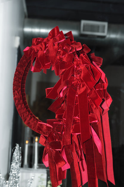 Forever Velvet Bow Wreath