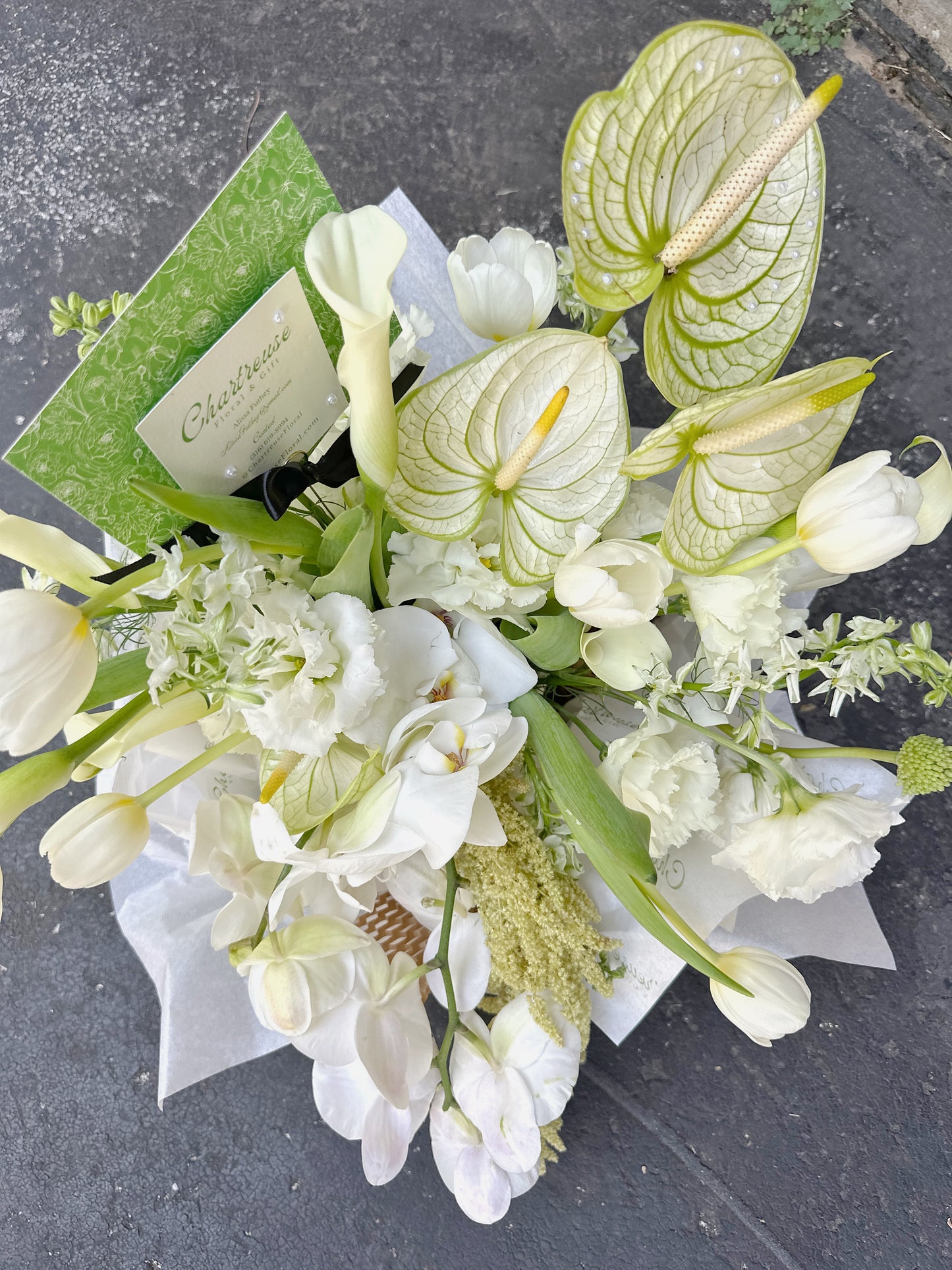 Chartreuse Signature Floral Arrangement