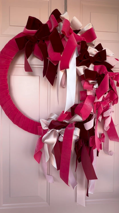 Forever Velvet Bow Wreath