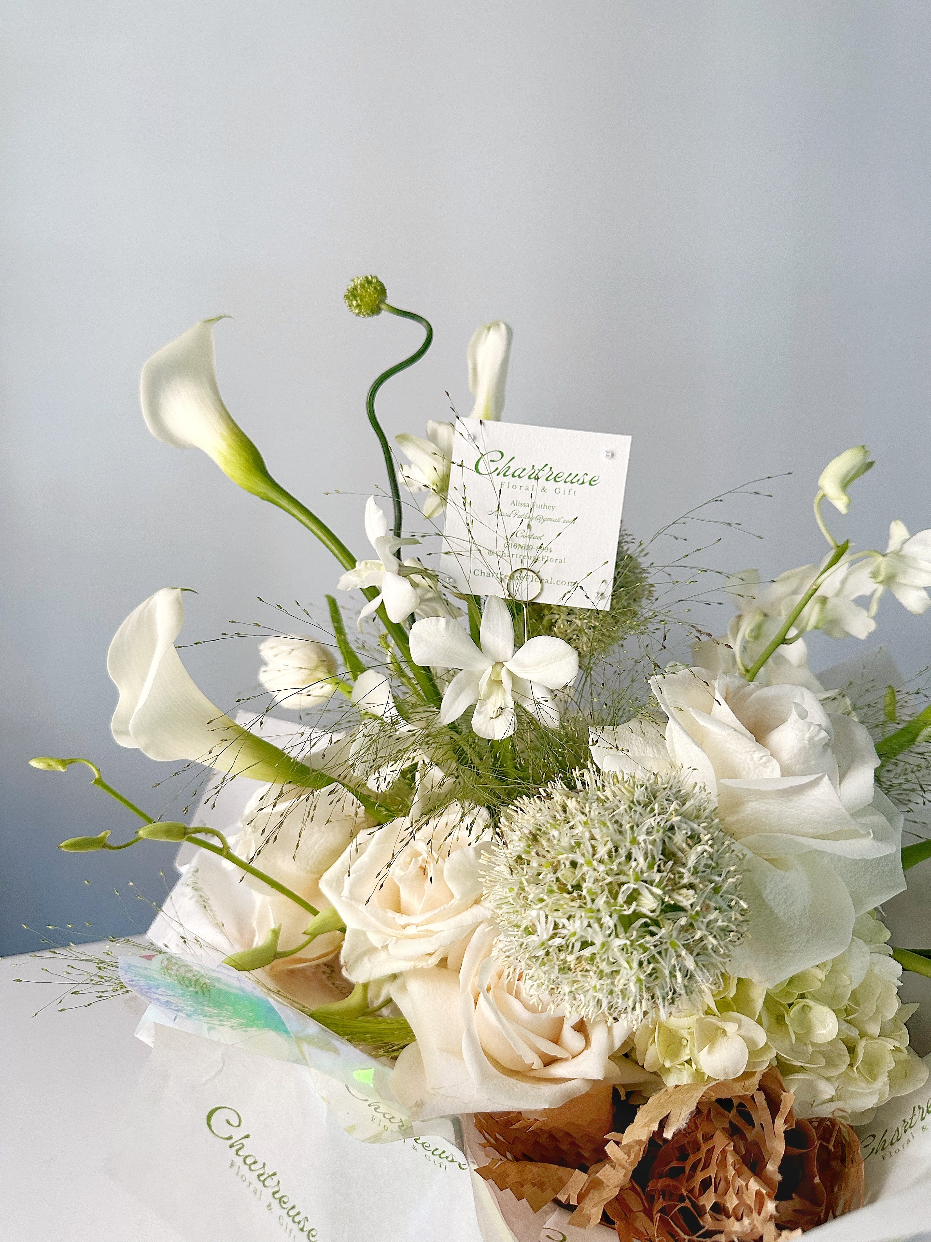 Chartreuse Floral Wedding Design