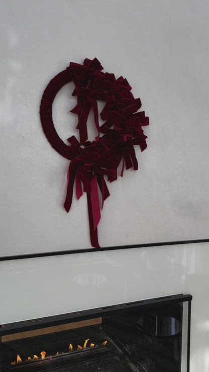 Forever Velvet Bow Wreath